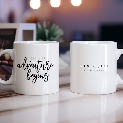 And So Our Adventure Begins Mug