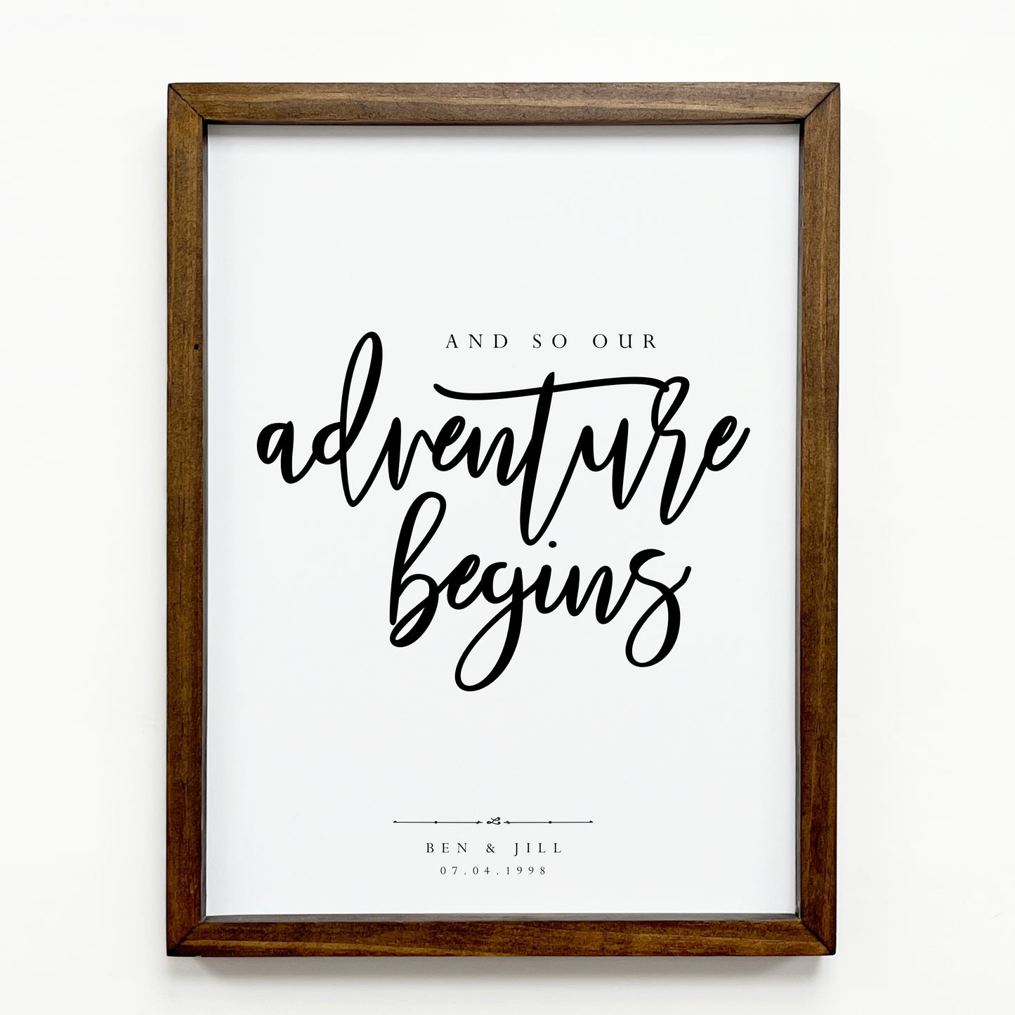 And So Our Adventure Begins | Print