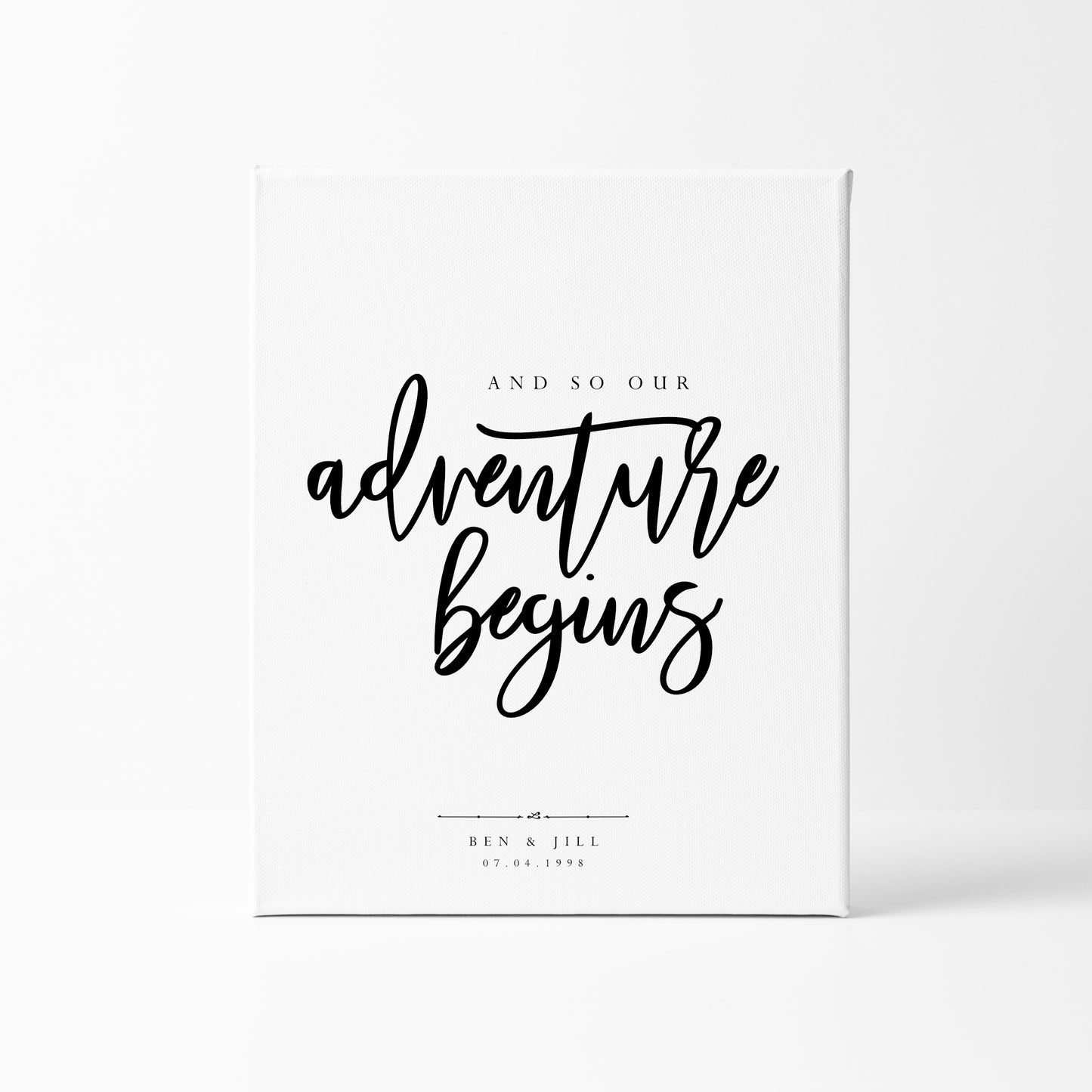 And So Our Adventure Begins Print