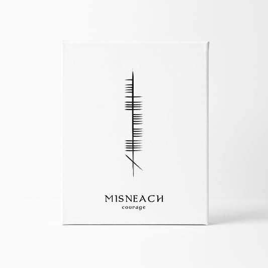 Ogham Misneach (Courage) Print