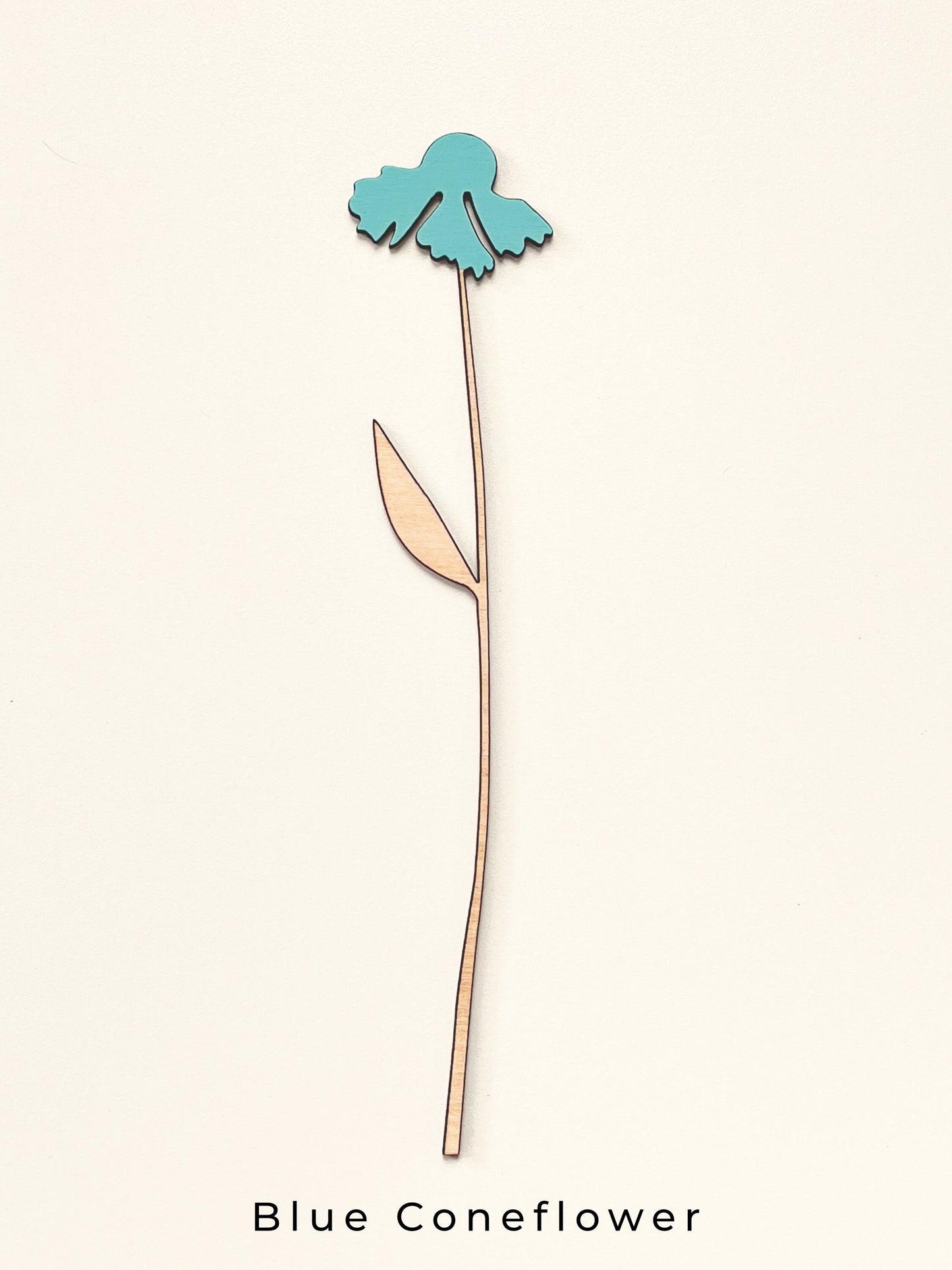 Individual Wooden Meadow Flower Stems