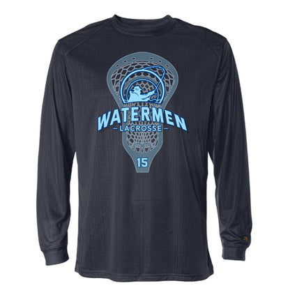 Watermen Lacrosse - B-Core Long Sleeve T-Shirt