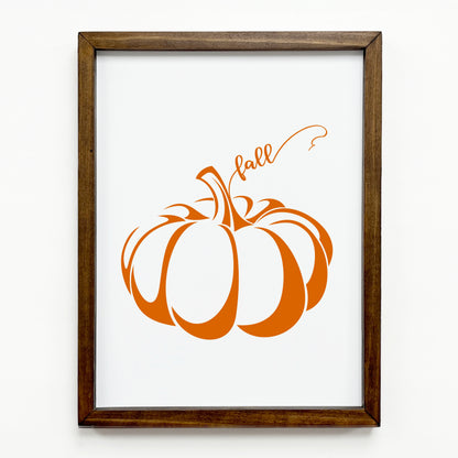 Fall Pumpkin Print