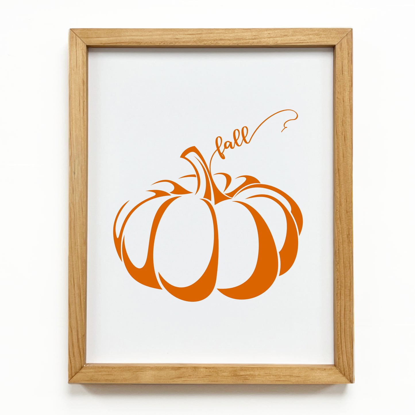 Fall Pumpkin Print