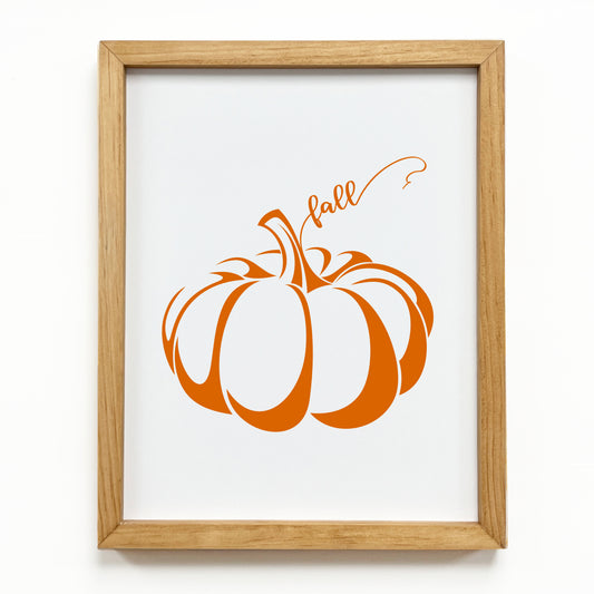 Fall Pumpkin Print