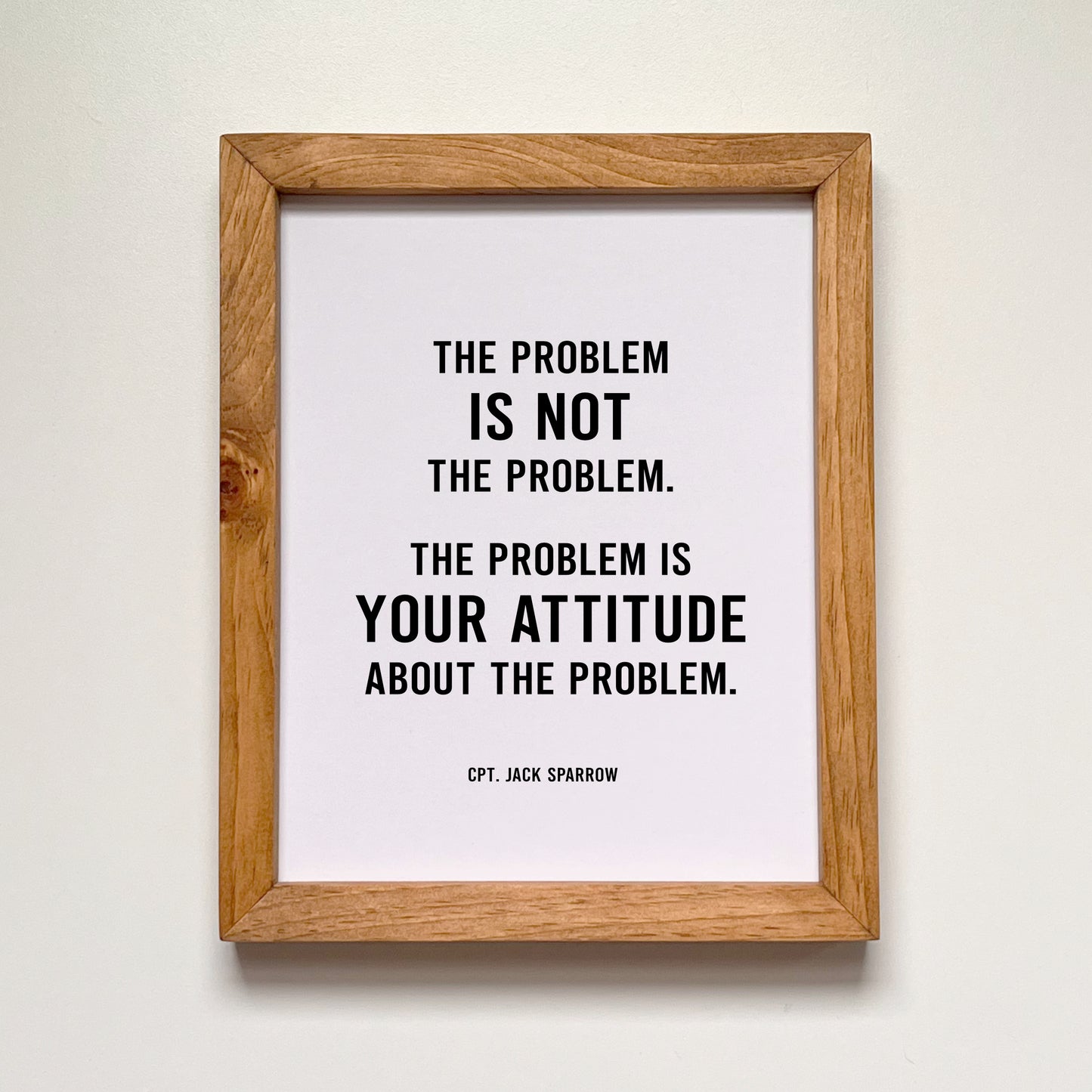 The Problem Is Not The Problem Print