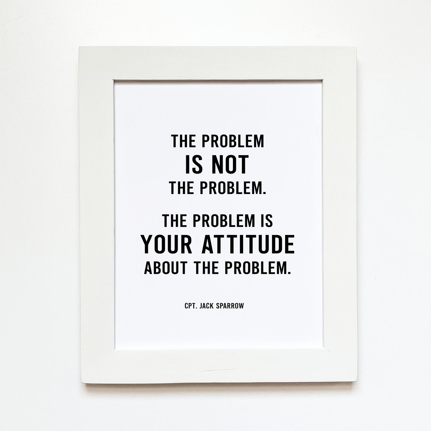 The Problem Is Not The Problem Print